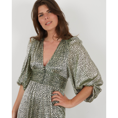 Ba&sh Celie Dress Vert