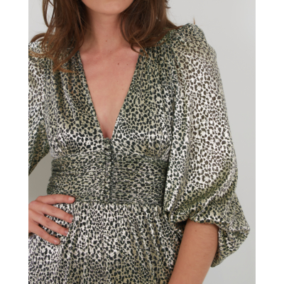 Ba&sh Celie Dress Vert