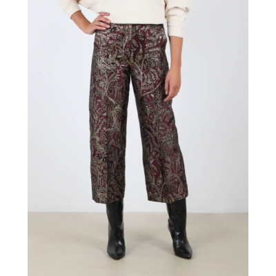 'S Max Mara  Pantalon Gaeta Bordeaux