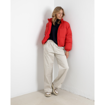 Denimist Blair Double Pleated Pant Bone