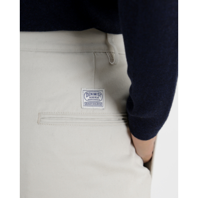 Denimist Blair Double Pleated Pant Bone
