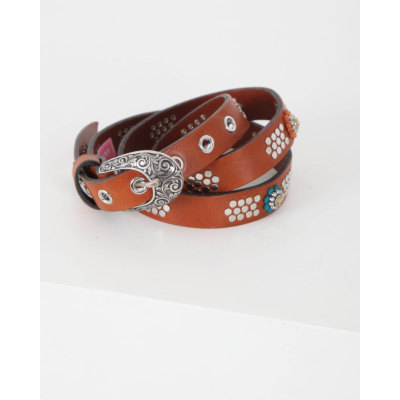 Nanni Ceintuur Roest Flower
