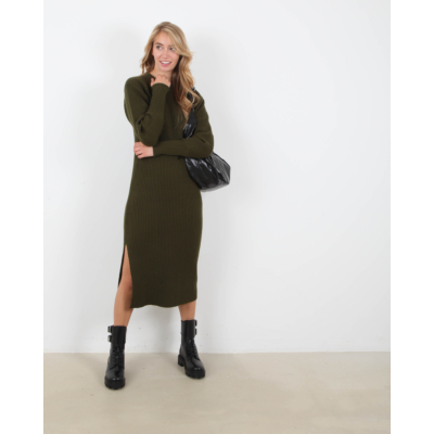 Anine Bing Aurora Jurk Army Green