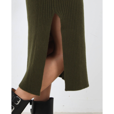Anine Bing Aurora Jurk Army Green