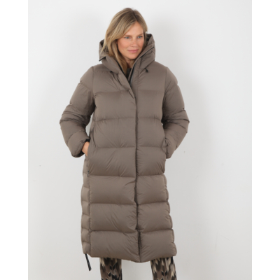 Krakatau  Winterjas lang taupe