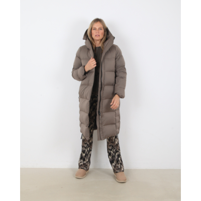 Krakatau  Winterjas lang taupe