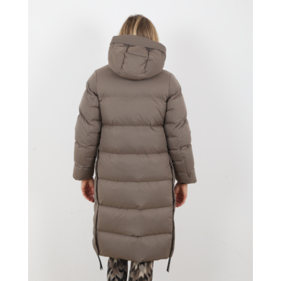Krakatau  Winterjas lang taupe