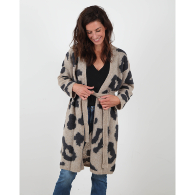 Luisa Cerano Cardigan Leopard