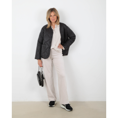 Luisa Cerano Silk Blend Blouse Ivory