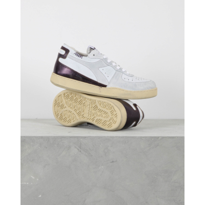 Diadora Heritage Mi Basket Row Cut Glitter Dirty