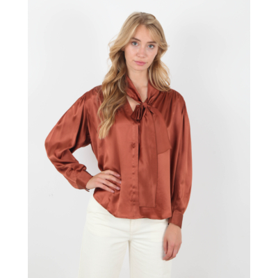 Pomandère Blouse Terracotta