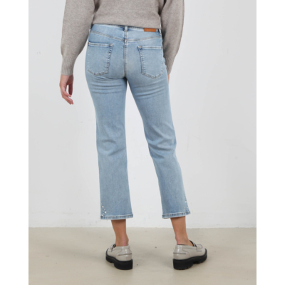 Cambio Jeans Paris Bleach Strass