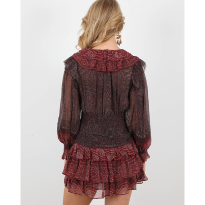 Ulla Johnson Sara dress bordeaux