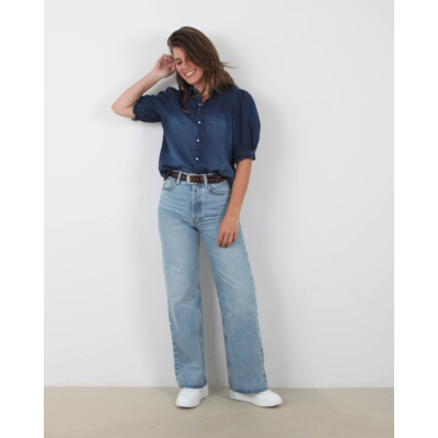 Ba&sh Honey Blouse Jeans Blauw