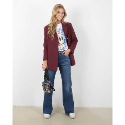 Ganni Smiley t-shirt wit