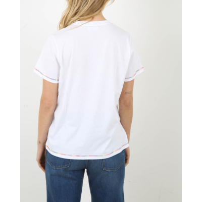 Ganni Smiley t-shirt wit