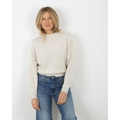 People's Republic of Cashmere Premium Pullover Cropped Sprinkle