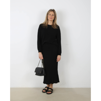 Lisa Yang Katie Knitted Rok Black