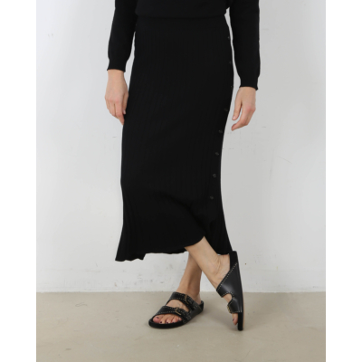 Lisa Yang Katie Knitted Rok Black