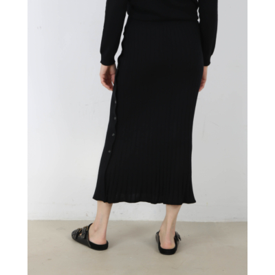 Lisa Yang Katie Knitted Rok Black