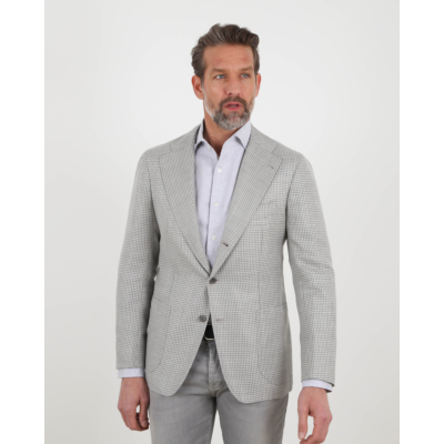 Orazio Luciano Colbert single breasted grey check