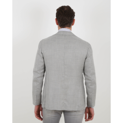 Orazio Luciano Colbert single breasted grey check