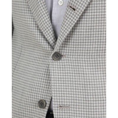 Orazio Luciano Colbert single breasted grey check