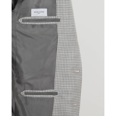 Orazio Luciano Colbert single breasted grey check