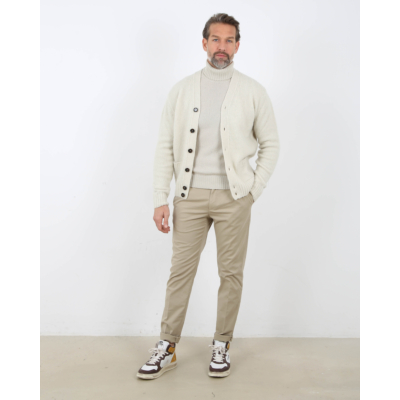 Aspesi Cardigan Maglita Natural Ecru