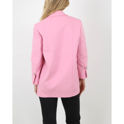 Ganni Oversized blazer roze
