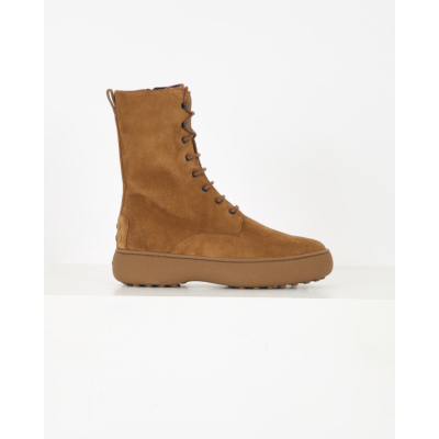 Tod's Lace- up ankle boots suede