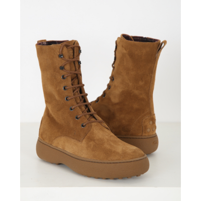 Tod's Lace- up ankle boots suede