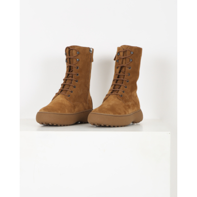 Tod's Lace- up ankle boots suede