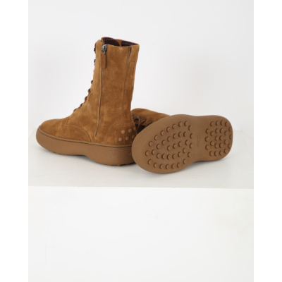 Tod's Lace- up ankle boots suede