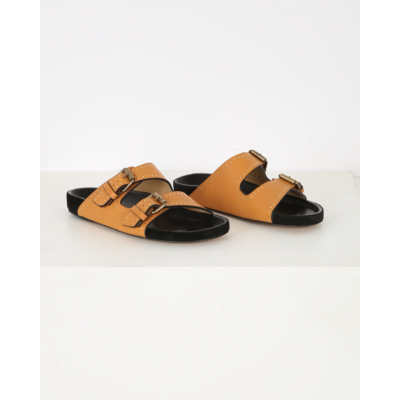 Isabel Marant Lennyo Buckle Sandals Camel