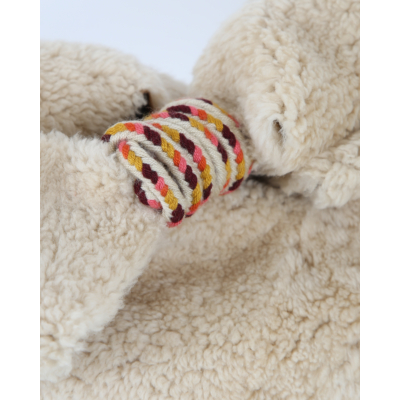 Guanabana Bolso Origami L White Brown Pink