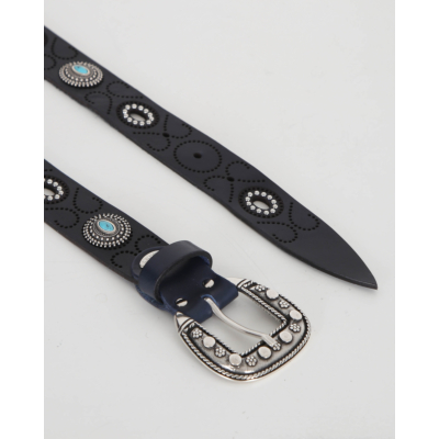 Nanni Ceintuur Navy Zilver