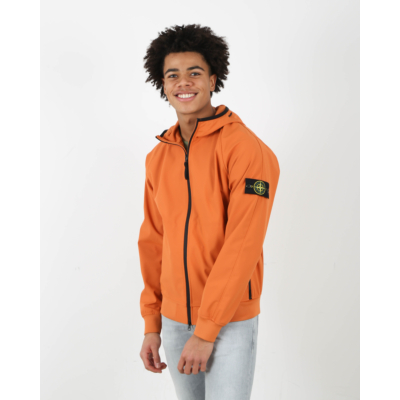 Stone Island Softshell Jack Dark Orange