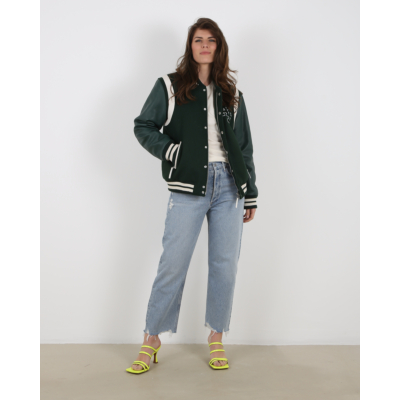 Alter Ego Lois Varsity Jacket Green
