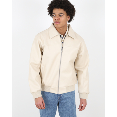 Arte Antwerp Jonah Back Logo Jacket Cream