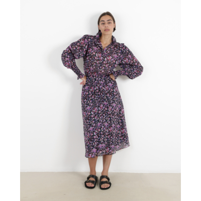 Marant Étoile Galoa Dress Midnight Pink
