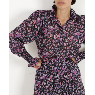 Marant Étoile Galoa Dress Midnight Pink