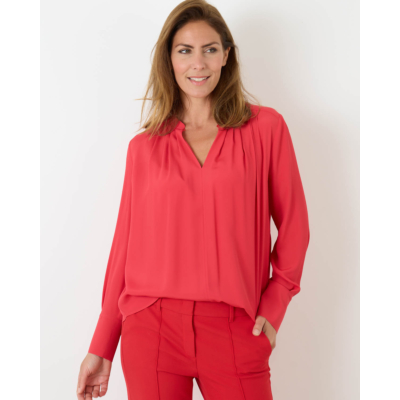 Luisa Cerano Zijde Blouse Bright Red