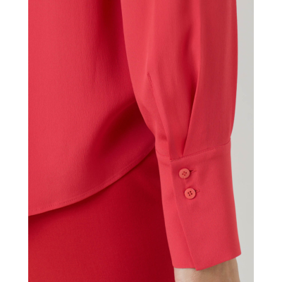 Luisa Cerano Zijde Blouse Bright Red