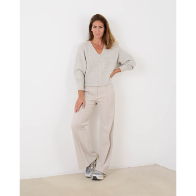 Luisa Cerano Bouclé Pullover Stone