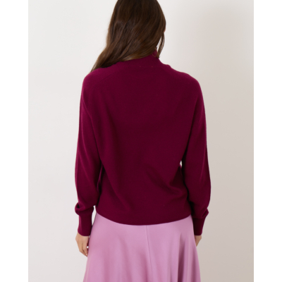 Forte Forte Turtleneck Knit Pullover Ruby