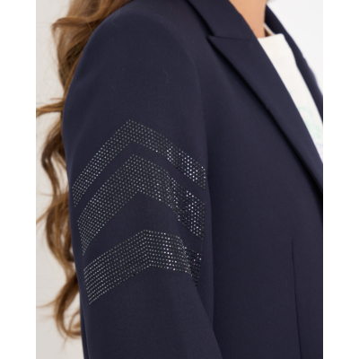 Zadig & Voltaire Viva Strass Star Blazer Blue