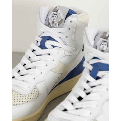 Diadora Heritage Mi Basket Punched Italia Sneakers White Delft