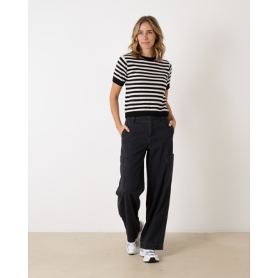 Vince Utility Denim Pant Wash Black