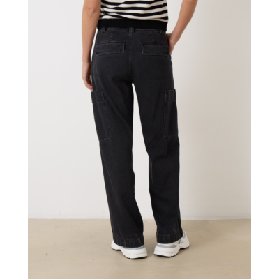 Vince Utility Denim Pant Wash Black